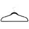 Honey Can Do Black Slim-Profile Non-Slip Velvet Hangers, 50ct.